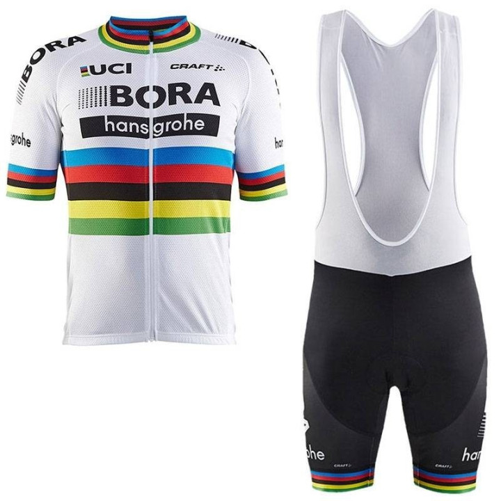 Conjunto corto de ciclismo BORA UCI hansgrohe: comodidad y estilo para tus rutas