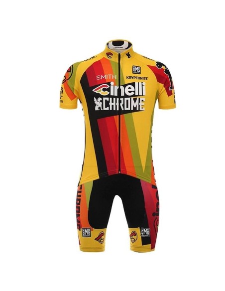 Equipación corta de ciclismo CINELLI CHROME para un verano cómodo y fresco