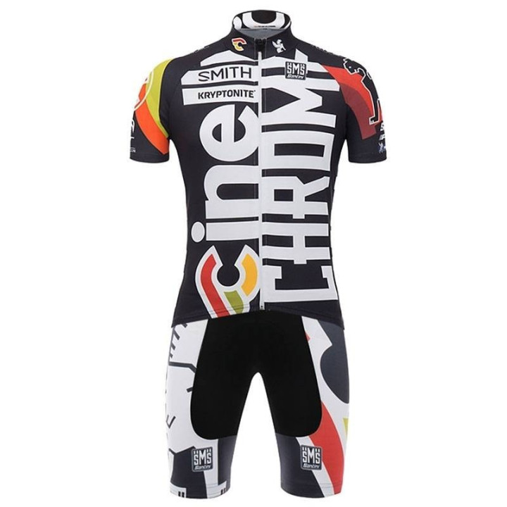 Conjunto corto de ciclismo CINELLI CHROME para un verano cómodo y fresco