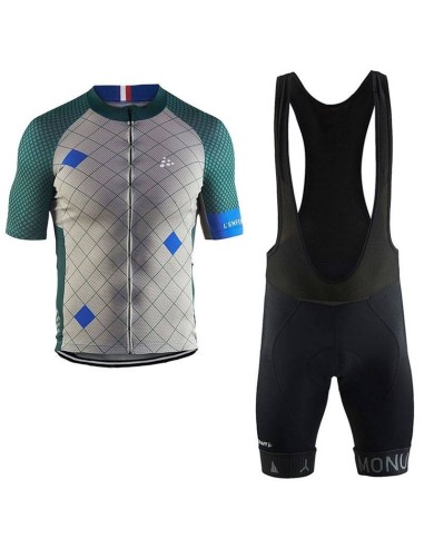 Conjunto corto de ciclismo CRAFT MONUMENTS L'enfer Du Nord para un verano cómodo