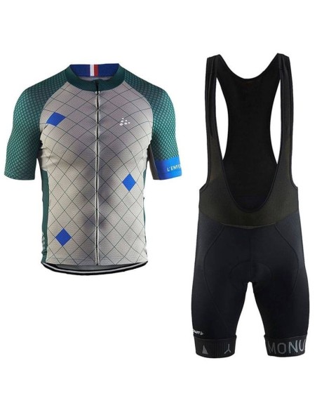 Conjunto corto de ciclismo CRAFT MONUMENTS L'enfer Du Nord para un verano cómodo