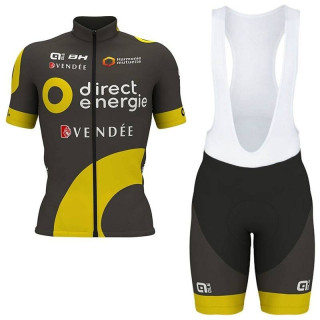 Conjunto corto de ciclismo DIRECT ENERGIE: comodidad y estilo para tus rutas