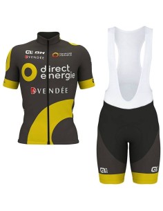 Conjunto corto de ciclismo DIRECT ENERGIE: comodidad y estilo para tus rutas