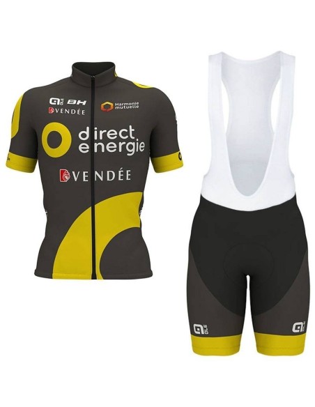 Conjunto corto de ciclismo DIRECT ENERGIE: comodidad y estilo para tus rutas