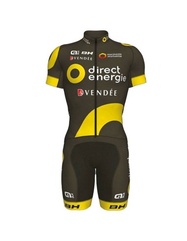 Conjunto corto de ciclismo DIRECT ENERGIE: comodidad y estilo para tus rutas