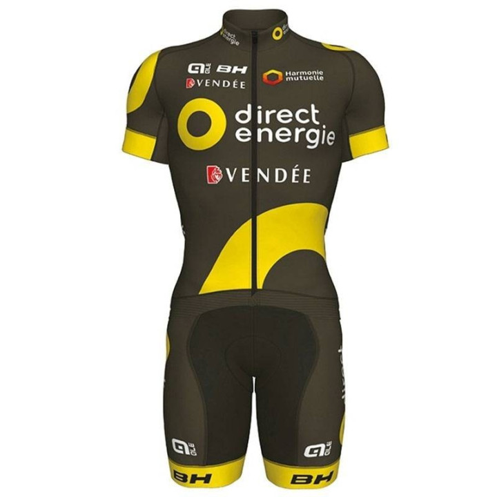 Conjunto corto de ciclismo DIRECT ENERGIE: comodidad y estilo para tus rutas