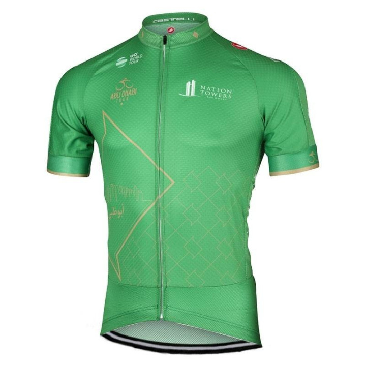 Conjunto de ciclismo corto ABU DHABI TOUR: comodidad y frescura para tus paseos