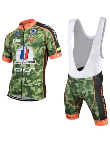 Conjunto corto de ciclismo ARMEE DE TERRE para un verano cómodo y fresco