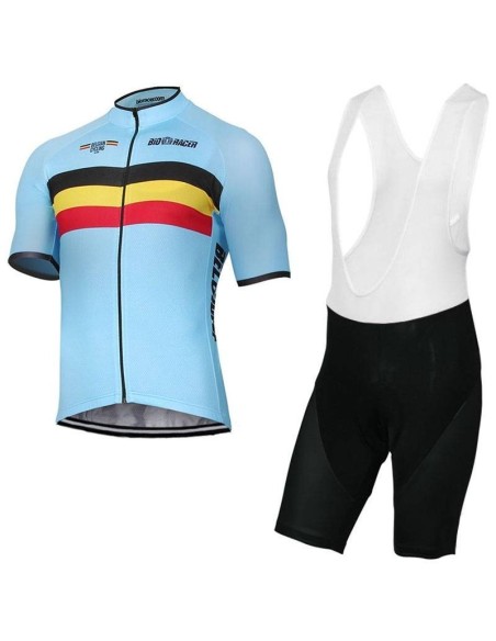 Conjunto corto de ciclismo BELGIAN NATIONAL para un verano cómodo y fresco