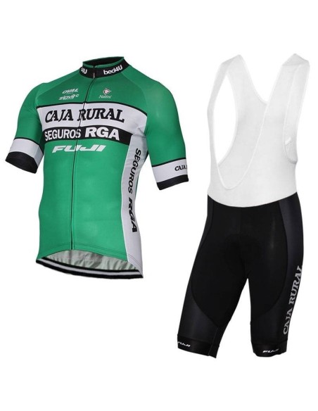 Conjunto corto de ciclismo CAJA RURAL SEGUROS RGA para disfrutar del verano en la bici