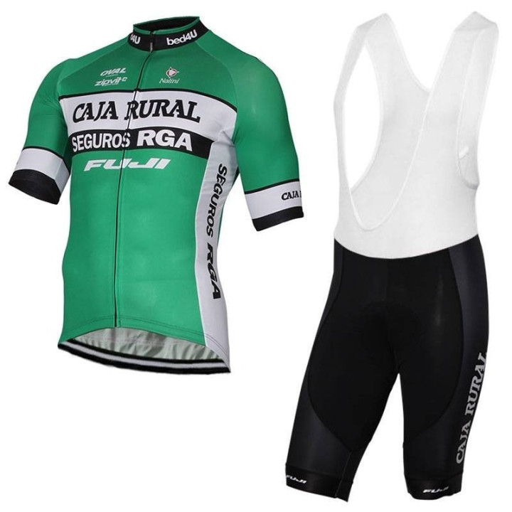 Conjunto corto de ciclismo CAJA RURAL SEGUROS RGA para disfrutar del verano en la bici