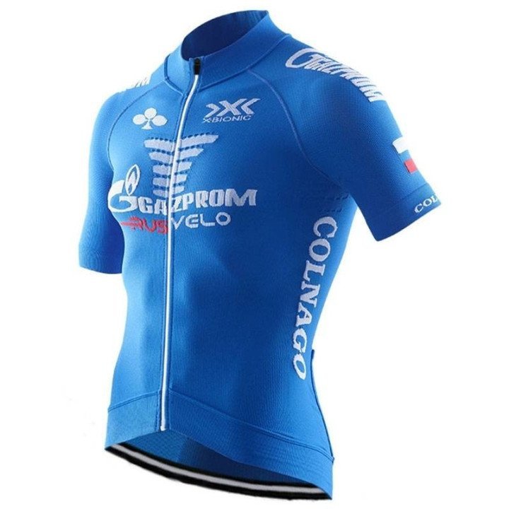 Conjunto corto de ciclismo GAZPROM RUSVELO: comodidad y frescura para tus paseos