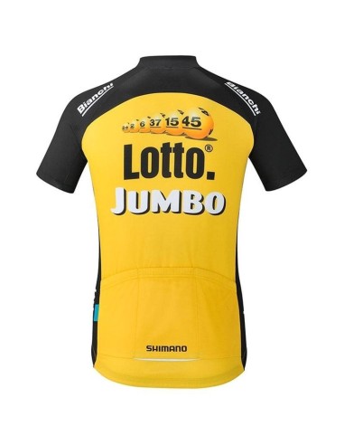 Conjunto corto de ciclismo LOTTO NL JUMBO: comodidad y estilo para tus paseos de verano