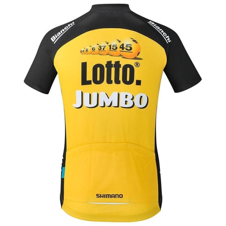 Conjunto corto de ciclismo LOTTO NL JUMBO: comodidad y estilo para tus paseos de verano