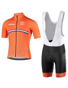 Conjunto de ciclismo corto NETHERLANDS: comodidad y estilo para tus rutas