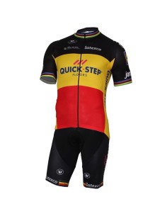 Conjunto corto de ciclismo QUICK STEP FLOORS, comodidad y estilo para tus paseos 2