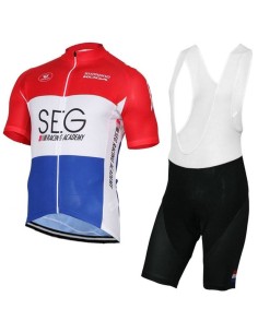 Conjunto de ciclismo corto SEG Racing Academy para pedalear cómodo y fresco