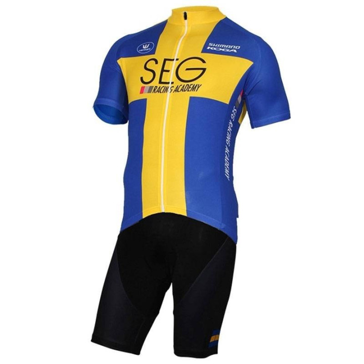 Conjunto corto de ciclismo SEG Racing Academy para un verano cómodo y fresco