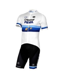 Conjunto corto de ciclismo TELENET FIDEA LIONS para un verano cómodo y fresco 2