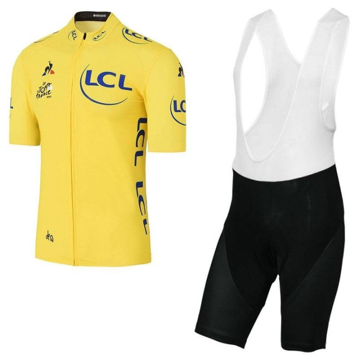 Conjunto corto de ciclismo TOUR DE FRANCE: comodidad y frescura para tus rutas