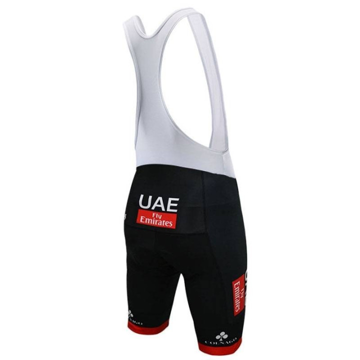 Conjunto corto de ciclismo UAE Fly Emirates para un verano cómodo y fresco