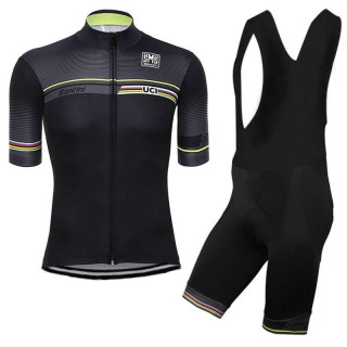 Conjunto corto de ciclismo UCI WORLD CHAMPION: comodidad y estilo para tus rutas