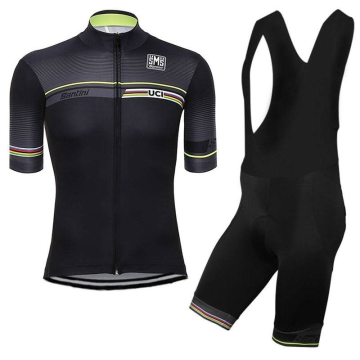 Conjunto corto de ciclismo UCI WORLD CHAMPION: comodidad y estilo para tus rutas