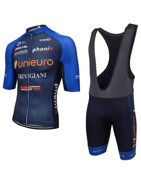 Equipación corta de ciclismo UNIEURO TREVIGIANI para disfrutar del verano