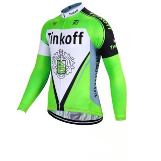 Maillot Largo Tinkoff Verde Fluorescente: Comodidad y Estilo para Ciclistas