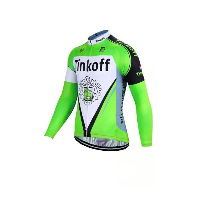 Maillot Largo Tinkoff Verde Fluorescente: Comodidad y Estilo para Ciclistas