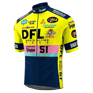 Maillot Corto Morvelo DFL retro: comodidad y frescura para tus rutas en bicicleta