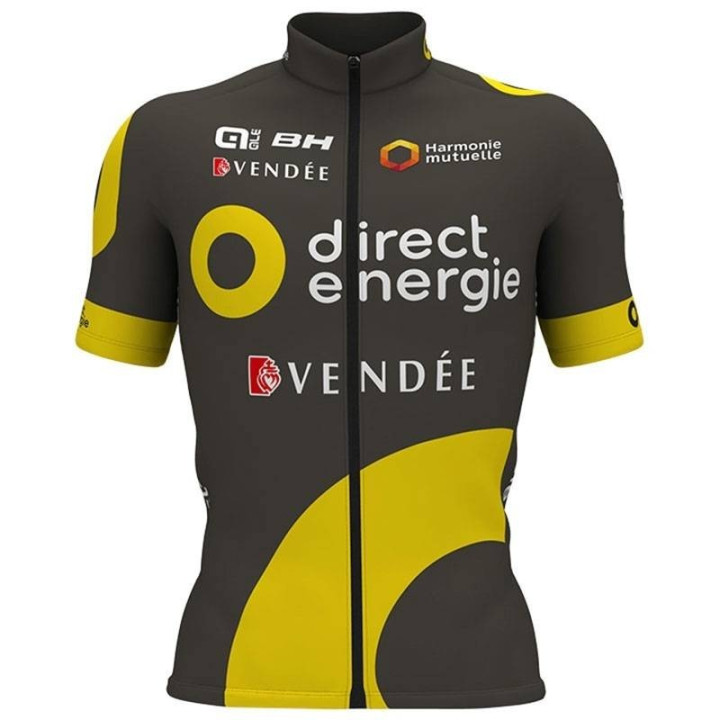Maillot Corto DIRECT ENERGIE: Comodidad y Frescura para tus Rutas en Ciclismo