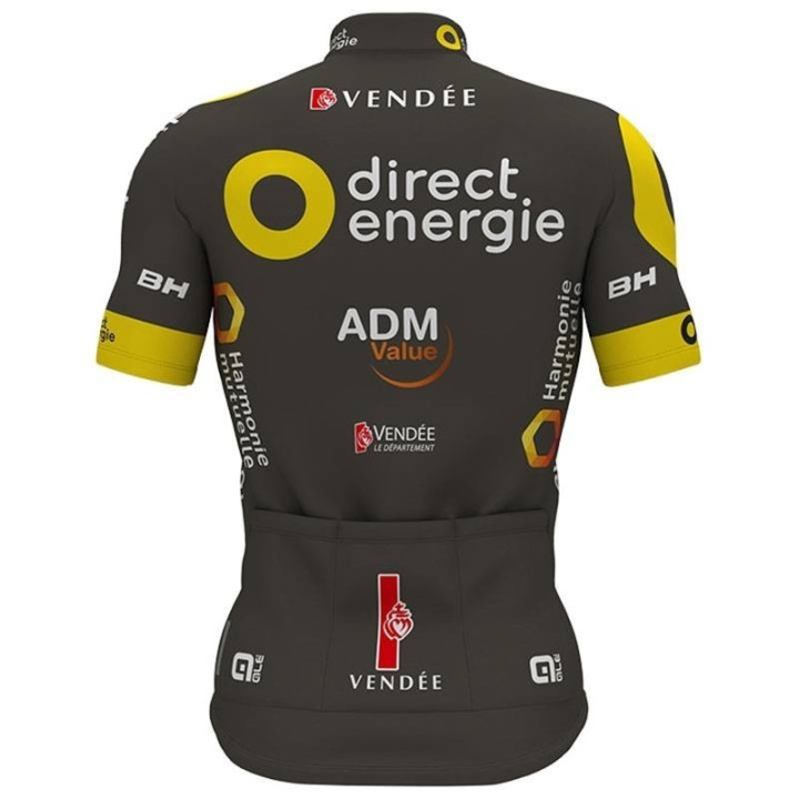 Maillot Corto DIRECT ENERGIE: Comodidad y Frescura para tus Rutas en Ciclismo