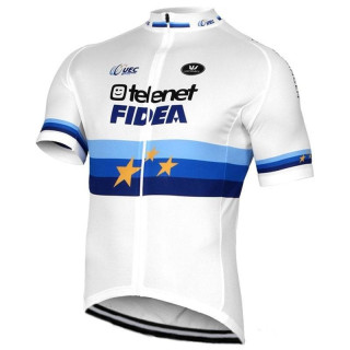 Maillot Corto TELENET FIDEA LIONS para ciclistas: comodidad y frescura en cada ruta