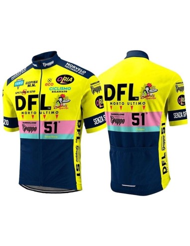 Equipación corta DFL retro: comodidad y estilo para tus paseos en bici