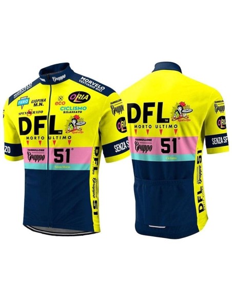 Equipación corta DFL retro: comodidad y estilo para tus paseos en bici