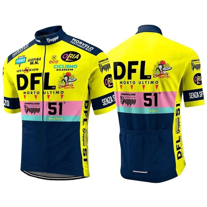 Equipación corta DFL retro: comodidad y estilo para tus paseos en bici
