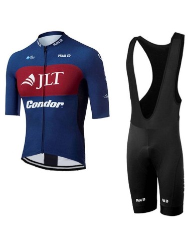 Conjunto de ciclismo corto JLT CONDOR: comodidad y estilo para tus rutas