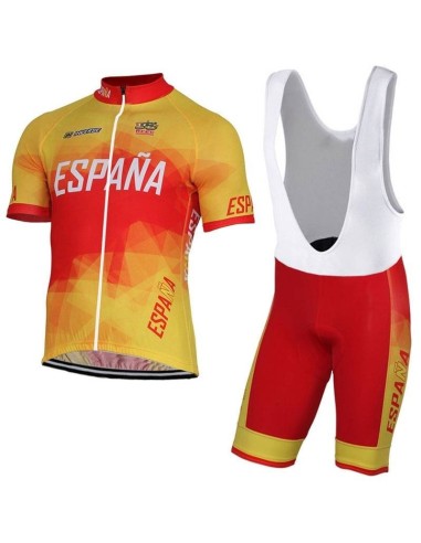 Conjunto corto de ciclismo Spanish National, comodidad y frescura para tus rutas