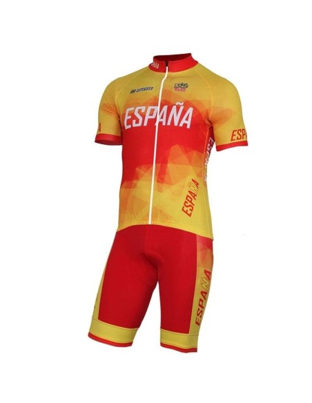 Conjunto corto de ciclismo Spanish National, comodidad y frescura para tus rutas
