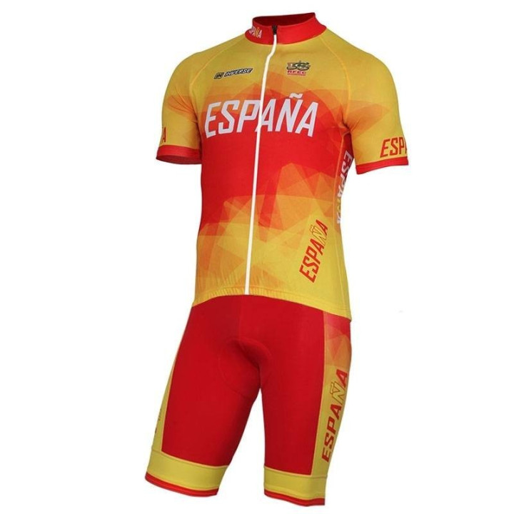 Conjunto corto de ciclismo Spanish National, comodidad y frescura para tus rutas