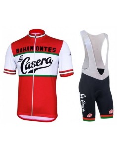 Conjunto corto de ciclismo La Casera Vintage: comodidad y estilo para tus paseos
