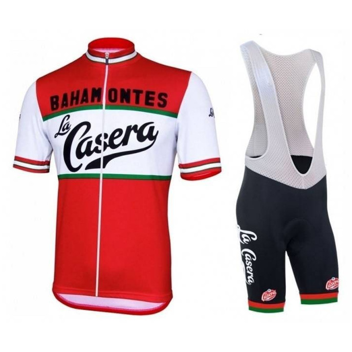 Conjunto corto de ciclismo La Casera Vintage: comodidad y estilo para tus paseos