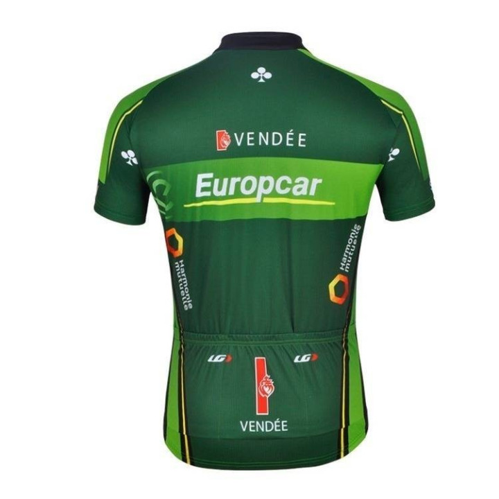 Maillot Corto Europcar: comodidad y frescura para tus rutas en bici