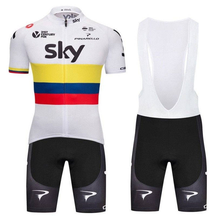 Conjunto de ciclismo corto SKY: comodidad y estilo para tus paseos en verano