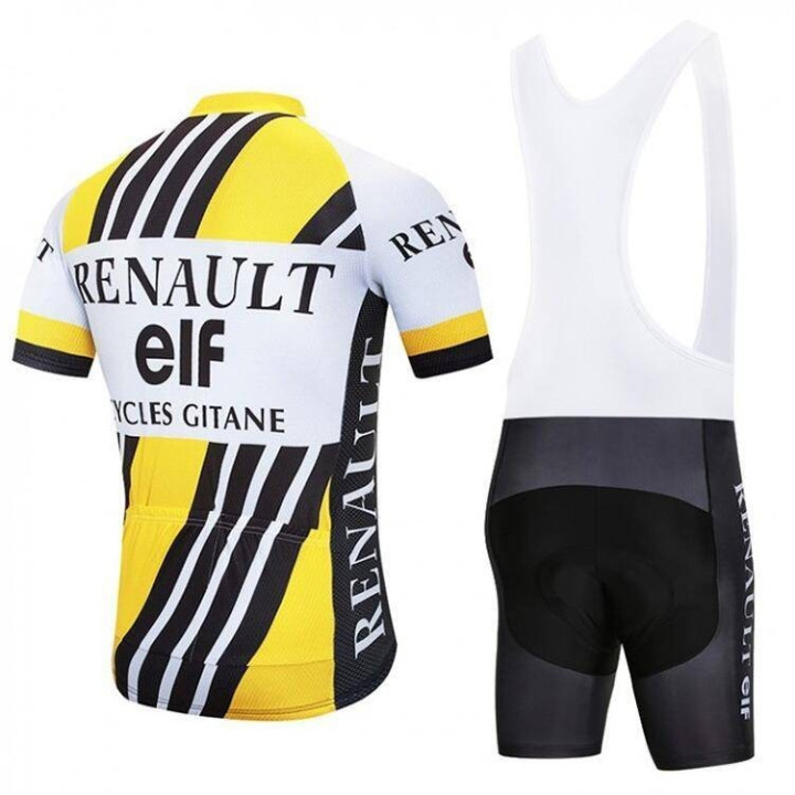 Conjunto corto de ciclismo Renault: comodidad y estilo para tus rutas