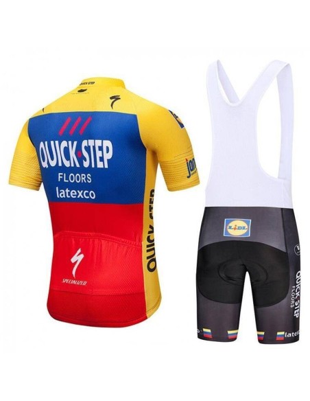 Conjunto corto de ciclismo Quick Step: comodidad y frescura para tus paseos