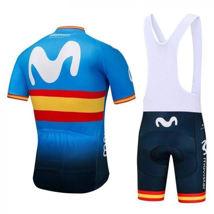 Conjunto corto de ciclismo Movistar: comodidad y frescura para tus rutas