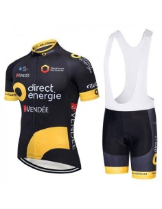 Conjunto de Ciclismo Corto Direct Energie: Comodidad y Estilo para el Verano