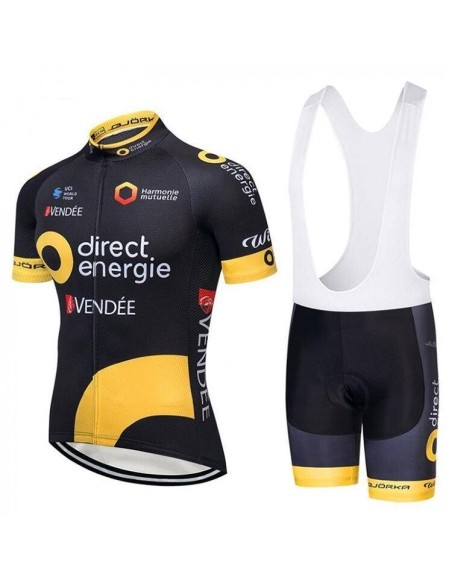 Conjunto de Ciclismo Corto Direct Energie: Comodidad y Estilo para el Verano